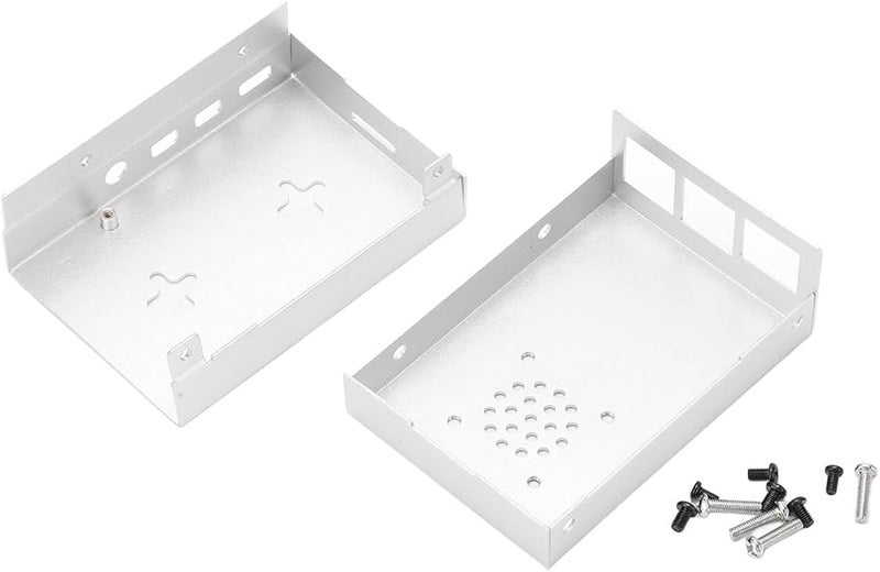 Premium Aluminum Alloy Case For 4B Compact Lightweight Durable Protection Efficient Cooling Heatsink Silver silver - Image 1